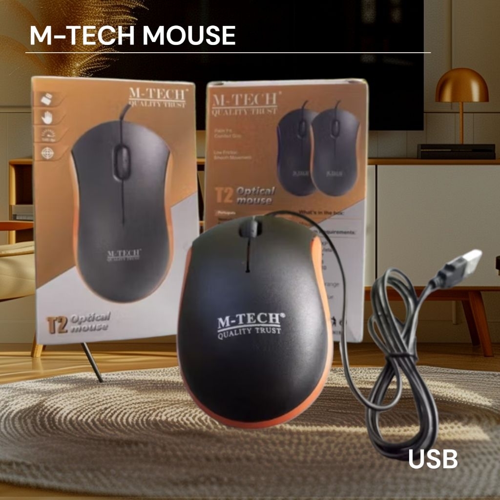 M-TECH MOUSE USB / MOUSE KABEL USB M-TECH