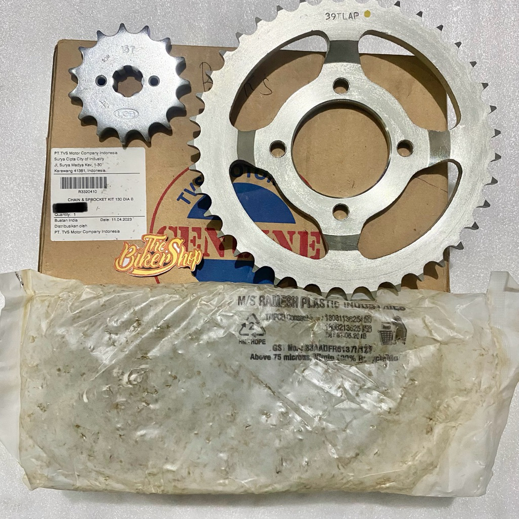 gear set TVS  ROCKZ 125 Original TVS