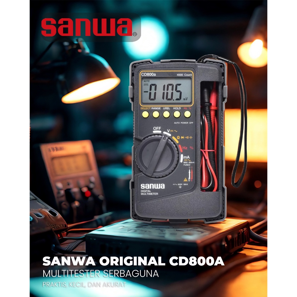 MULTITESTER SANWA ORIGINAL CD800A