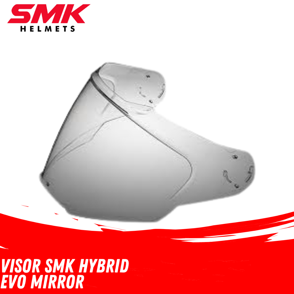 Visor Helm SMK Hybrid Evo Mirror - Kaca Helm Cermin Anti Silau