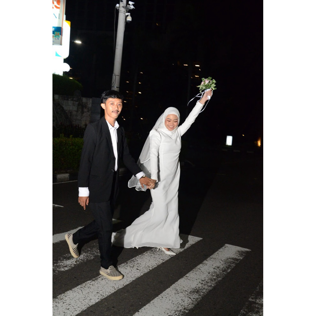 FOR RENT / DISEWAKAN PREWEDDING DRESS, PREWEDDING GOWN, Dress pengajian, DRESS AKAD, baju akad, dres