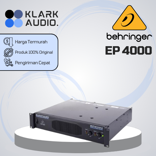 Behringer EP4000 / EP 4000 / EP-4000 Power Amplifier ORIGINAL