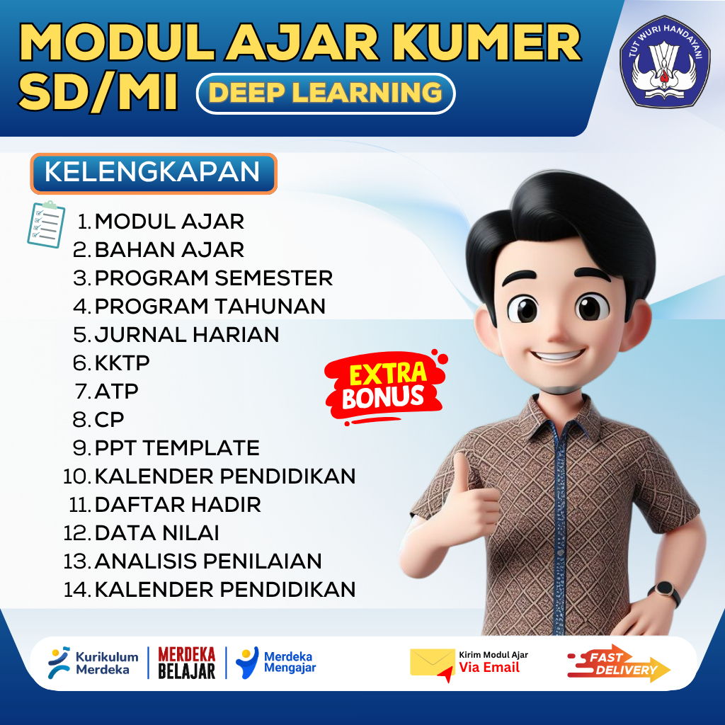 Modul Ajar Deep Learning Kurikulum Merdeka SD Kelas 4 Semua Mapel Umum KUMER