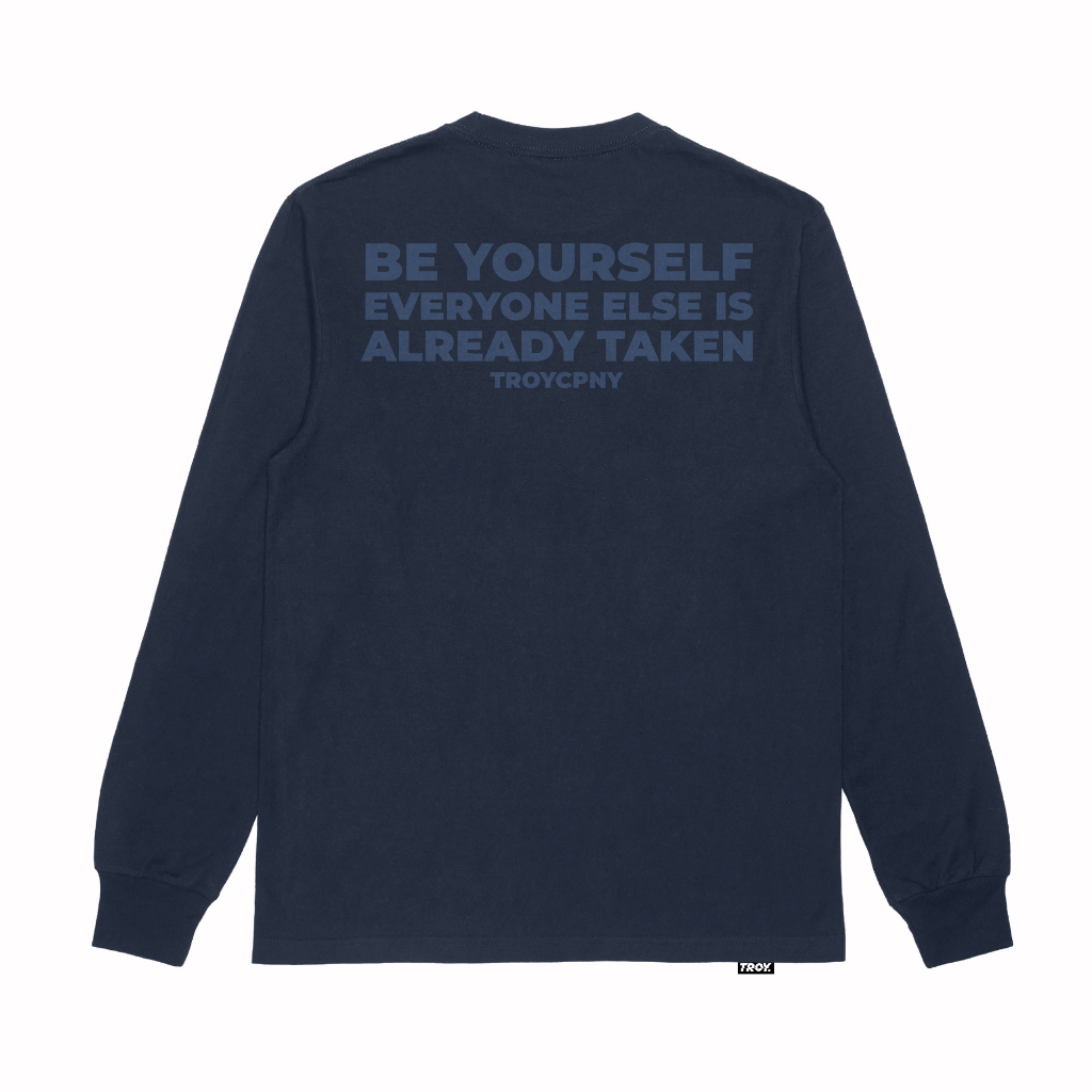 Troy Company Longsleeve Tshirt Navy Already Taken - Kaos Lengan Panjang Biru Navy LSD 3347