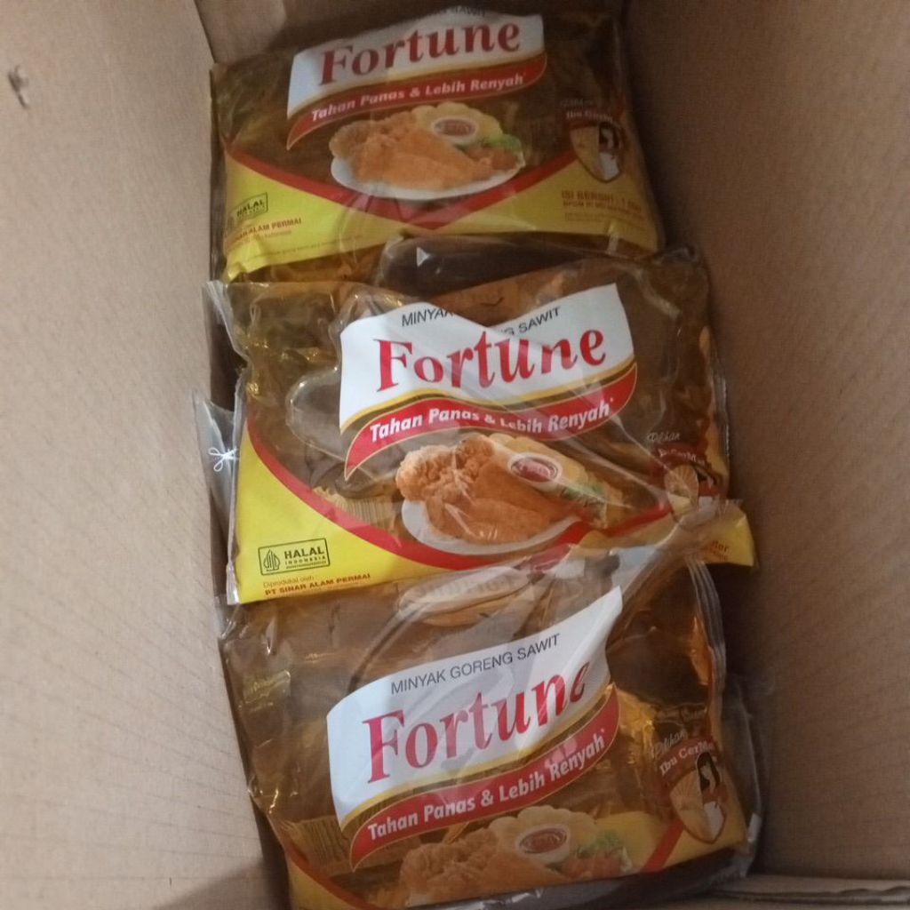 Fortune minyak goreng bantal 1L/ minyak goreng bantal fortune