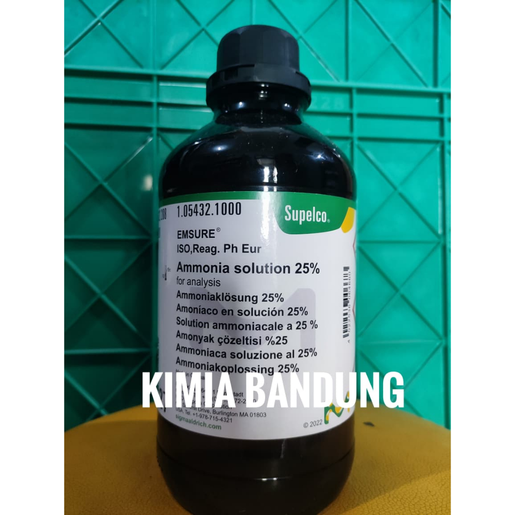 AMMONIA SOLUTION / LARUTAN AMONIA / NH4OH MERCK 105432 1L ORIGINAL