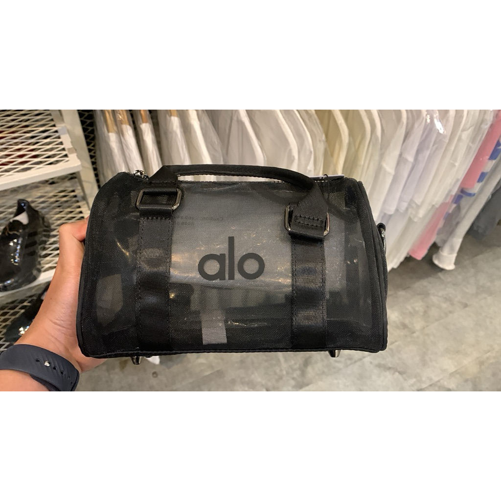 KIICKSTORE sheer mini duffle bag