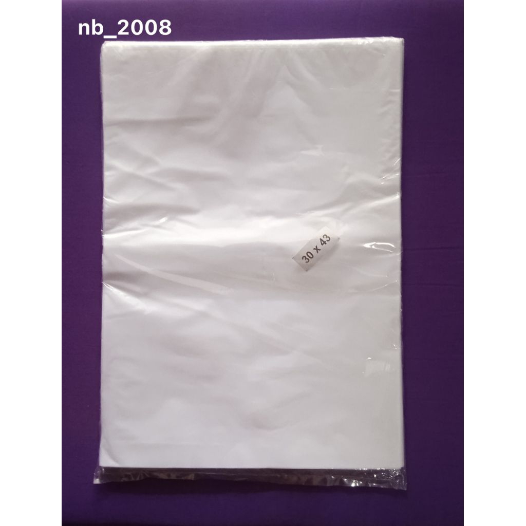 Plastik polos untuk kemasan beras 5 kg perpack isi ± 85