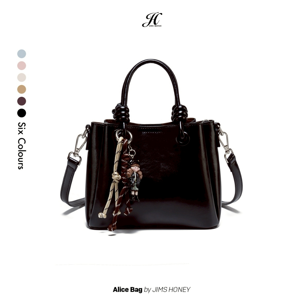 JIMS HONEY ALICE BAG Tas Selempang dan Hand Bag Wanita Slingbag Cewek Jimshoney Trendy Elegan Kulit