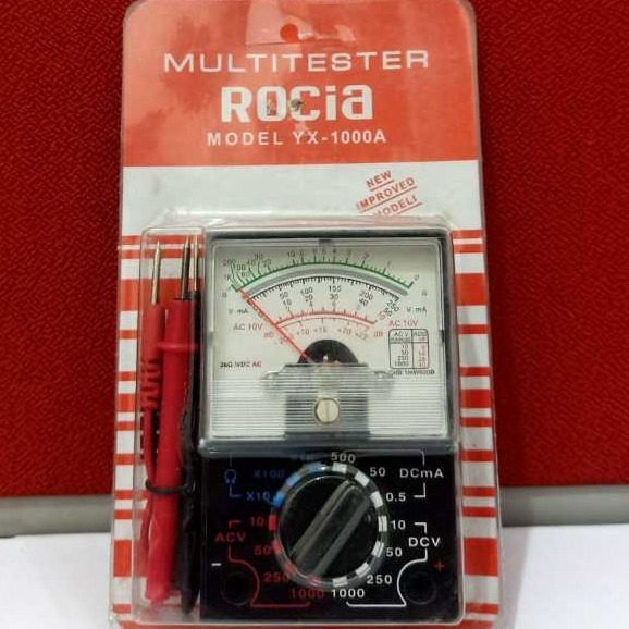 Multitester Kecil YX 1000A Rocia/Analog/Avo Meter/Avometer Analog Kecil