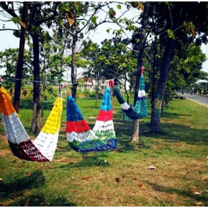 Ayunan Tali Rajut/Hammock Rajut/AyunanRajutDewasa
