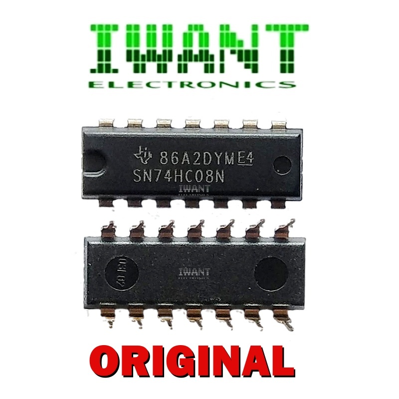 74HC08 IC SN74HC08N DIP ORIGINAL 74HC08N 7408 HC08 SN74HC08 DM74HC08
