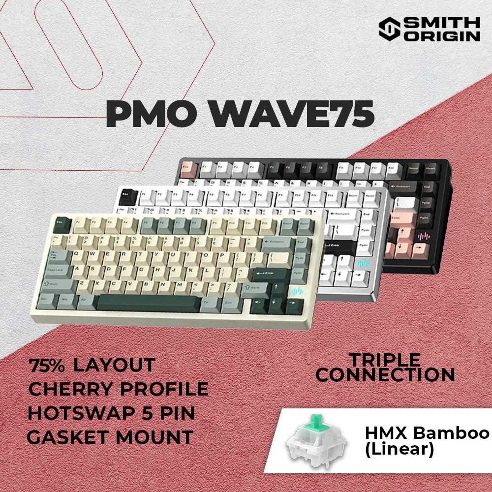 PMO WAVE75 QMK Aluminum Mechanical Keyboard