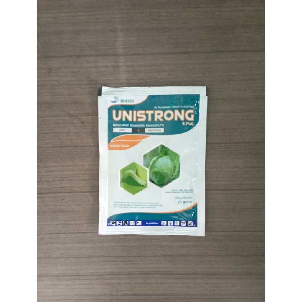 UNISTRONG Insektisida Pengendali Hama Ulat Krop Tanaman Kubis 25gr