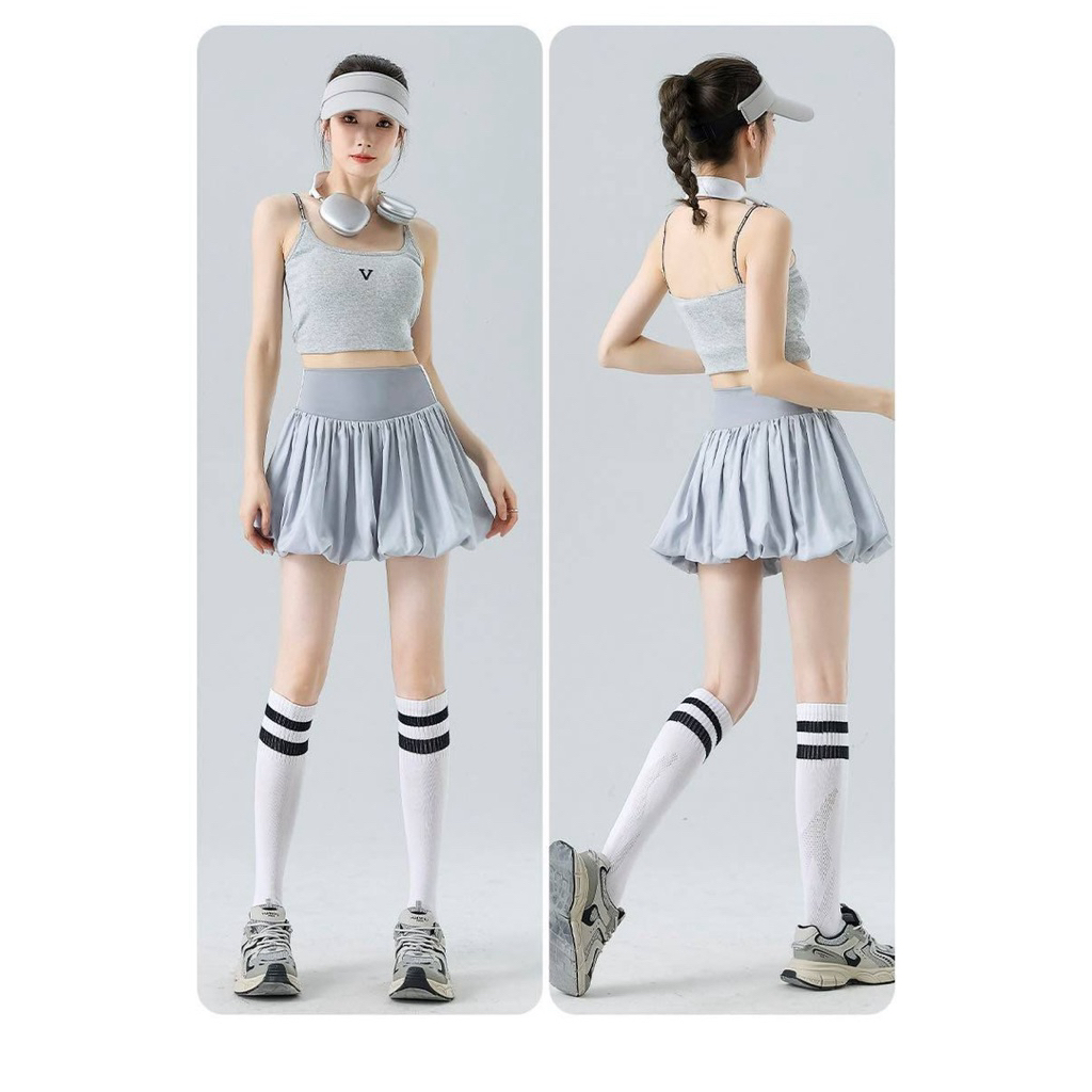 Shevi Balloon Sport Skort | Rok Padel Skort Padel Rok Olahraga