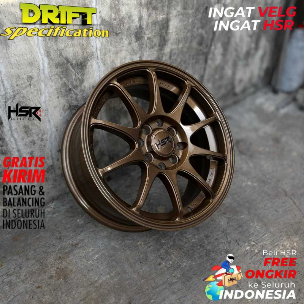 VELG HSR INDY R15 RATA BODY COCOK DI PAKE UNTUK HARIAN