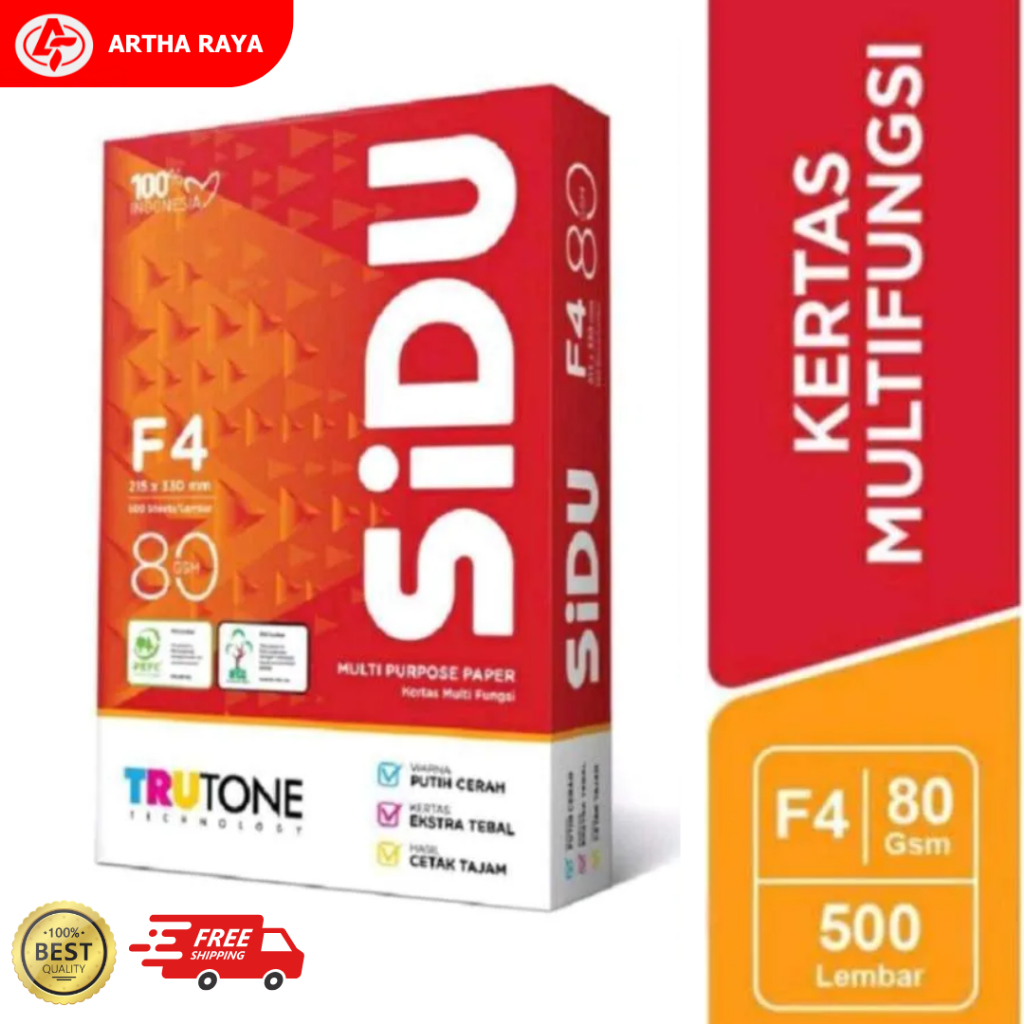 KERTAS F4 SIDU 80 GRAM