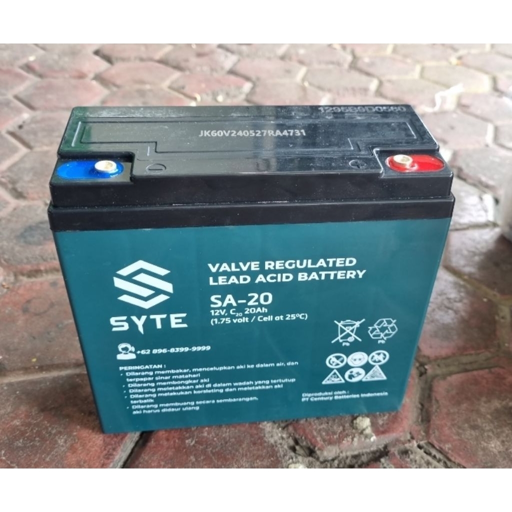 Aki sepeda listrik 20Ah / 12ah TERBARU (12v/20ah) (12v/12ah)
