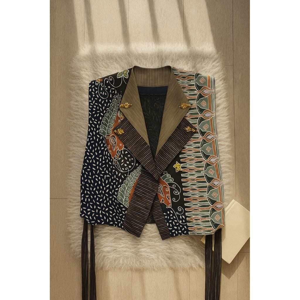 Outer Batik Wanita  Modern | Batik Tulis Premium | Batik Sleker Asrit