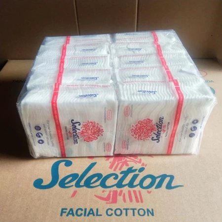 KAPAS SELECTION Facial Kapas Wajah 35 Gr 1 Lusin Packing Free Kardus