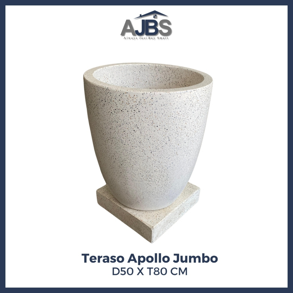 Apollo Teraso Jumbo Bak Mandi Terazo 50x80 Bak Mandi Minimalis Bak Kamar Mandi Bak Mandi Teraso MBP