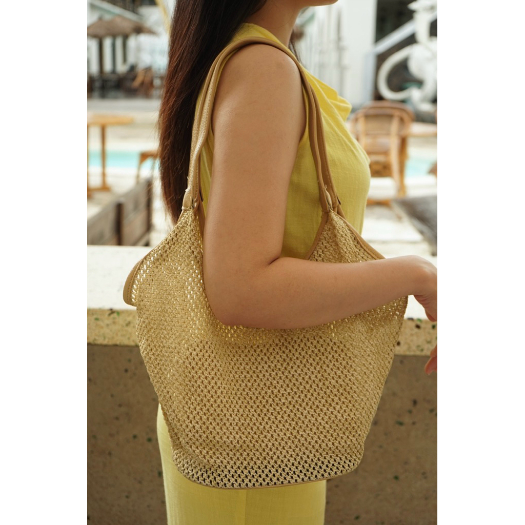 Sandie bag - tas jaring wanita pantai bohemian