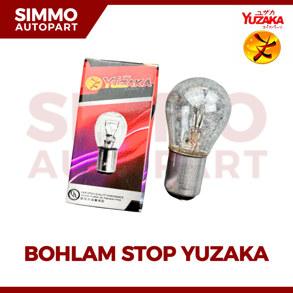 Bohlam Stop Lampu Rem Motor Universal Yuzaka – Original Yuzaka