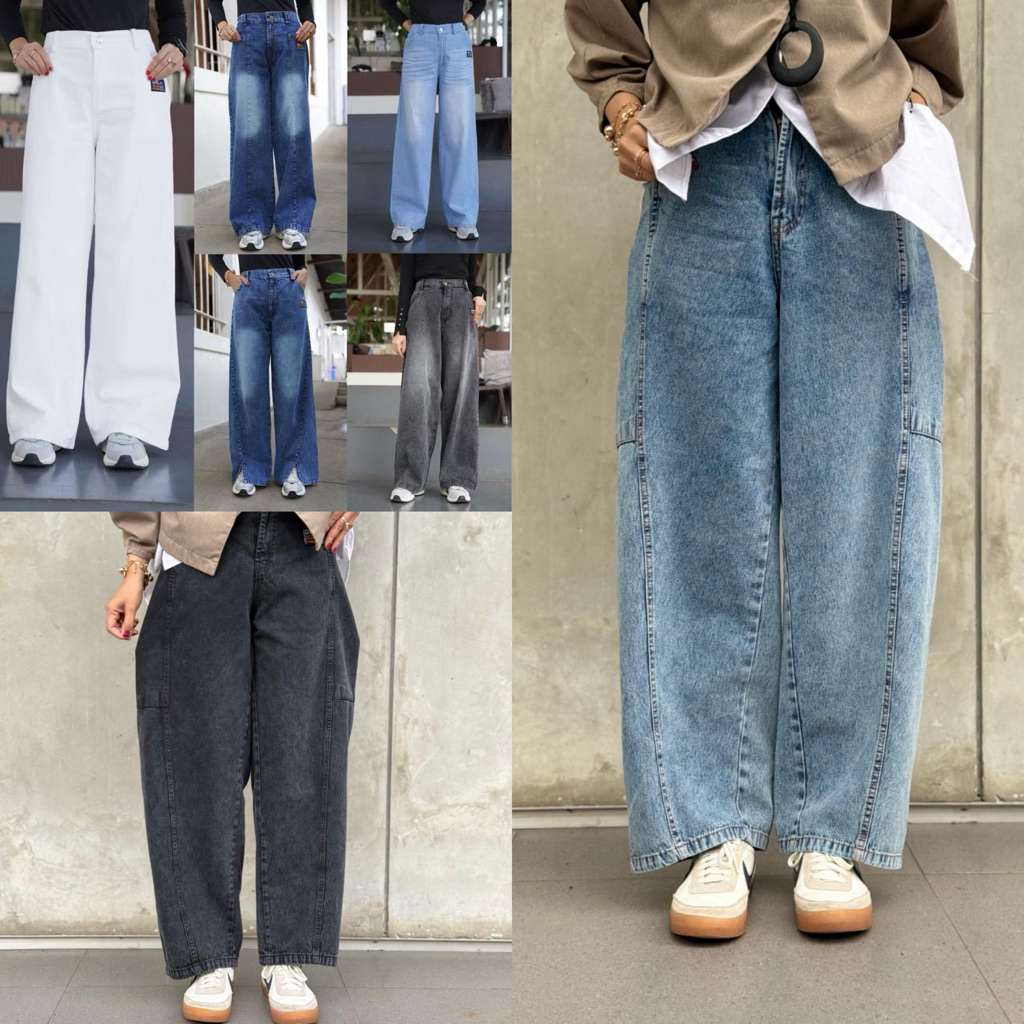 GYL Celana kulot jeans