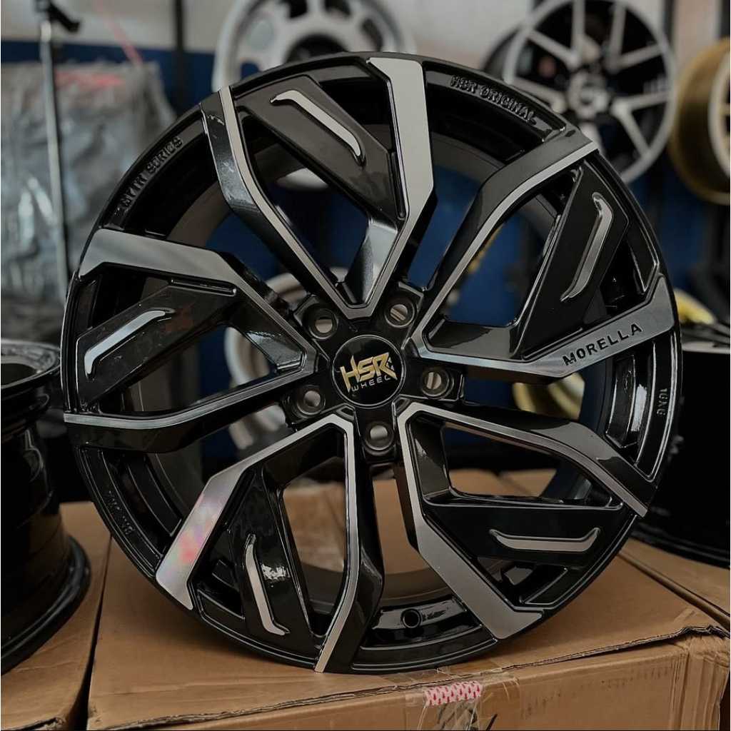 Paket Velg Dan Ban Mobil Ring 18 Hsr MORELLA  Dan Ban 235 50 R18 Untuk Mobil Zenix Rush dll
