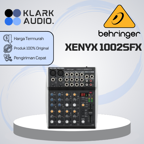 Behringer XENYX 1002 SFX 1002SFX 10 Channel Mixer Audio ORIGINAL