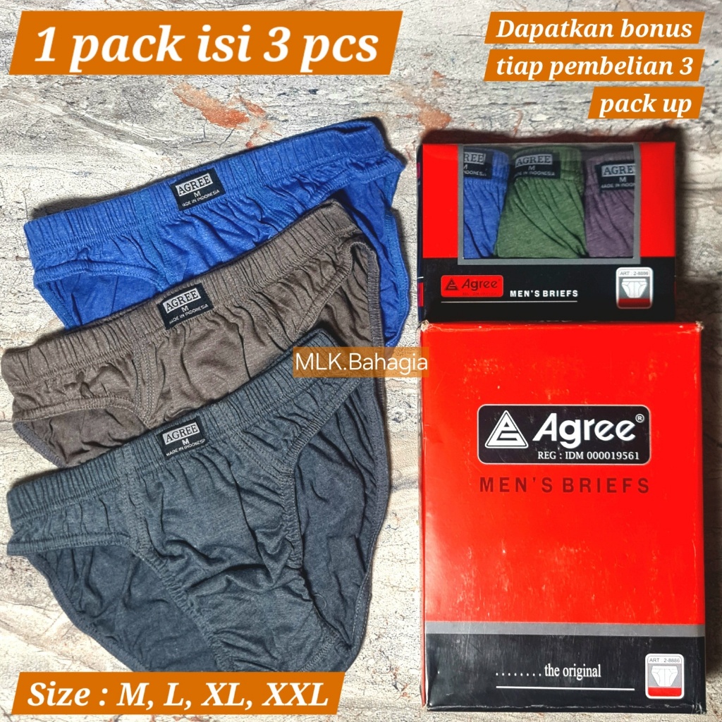 Celana Dalam Agree | Agree ART 8886 | Agree | Celama Dalam Pria | (CD) Pria Agree | Dalaman Pria Agr