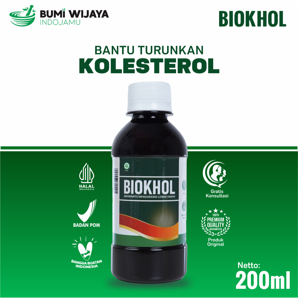 Biokhol - Madu Murni Dan Ekstrak Herbal Alami Bantu Turunkan Kolesterol