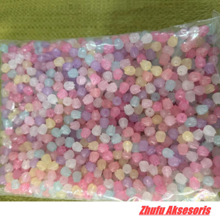 1 Pon Manik Manik Jelly Bunga Kelopak