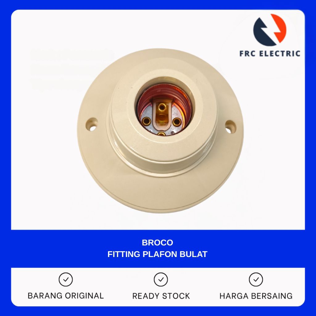 FITTING PLAFON - FITTING LAMPU BULAT - FITTING LAMPU - FITTING PLAFON BULAT - FITTING PLAFON BULAT B