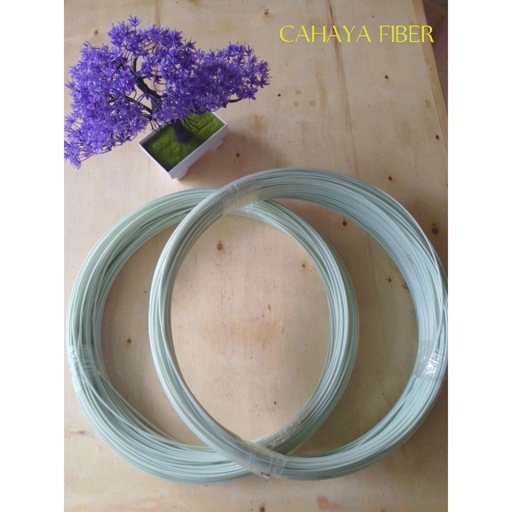 TERMURAH RUJI FIBER PUTIH SUSU IMPOR UKURAN 2  mm