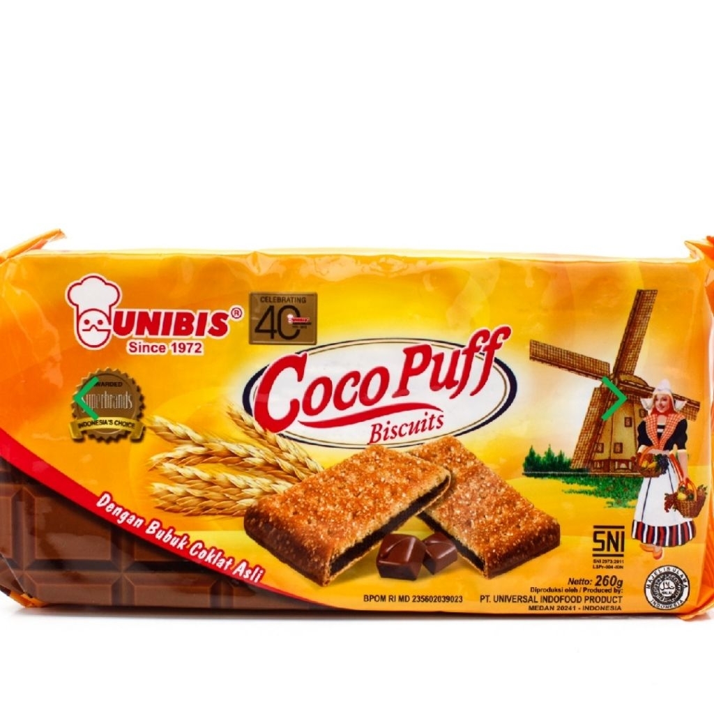 COCOPUFF UNIBIS/ Unibis Biskuit Coco Puff 240g