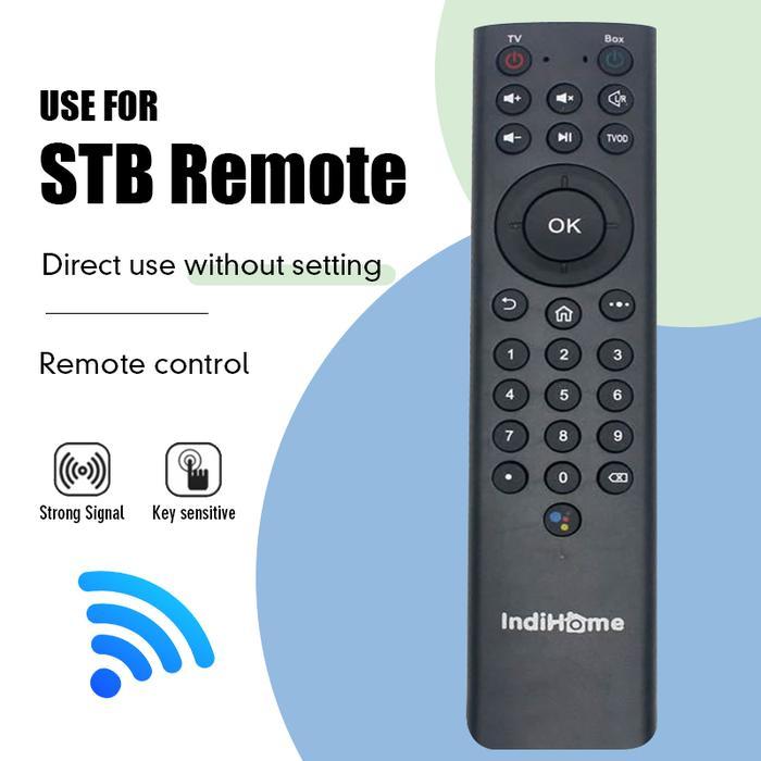 REMOT REMOTE STB INDIHOM ZTE ZXV10 B760 B860 V5 ANDROID TV BOX ZTE - DENS TV NON VOICE INDIHOME
