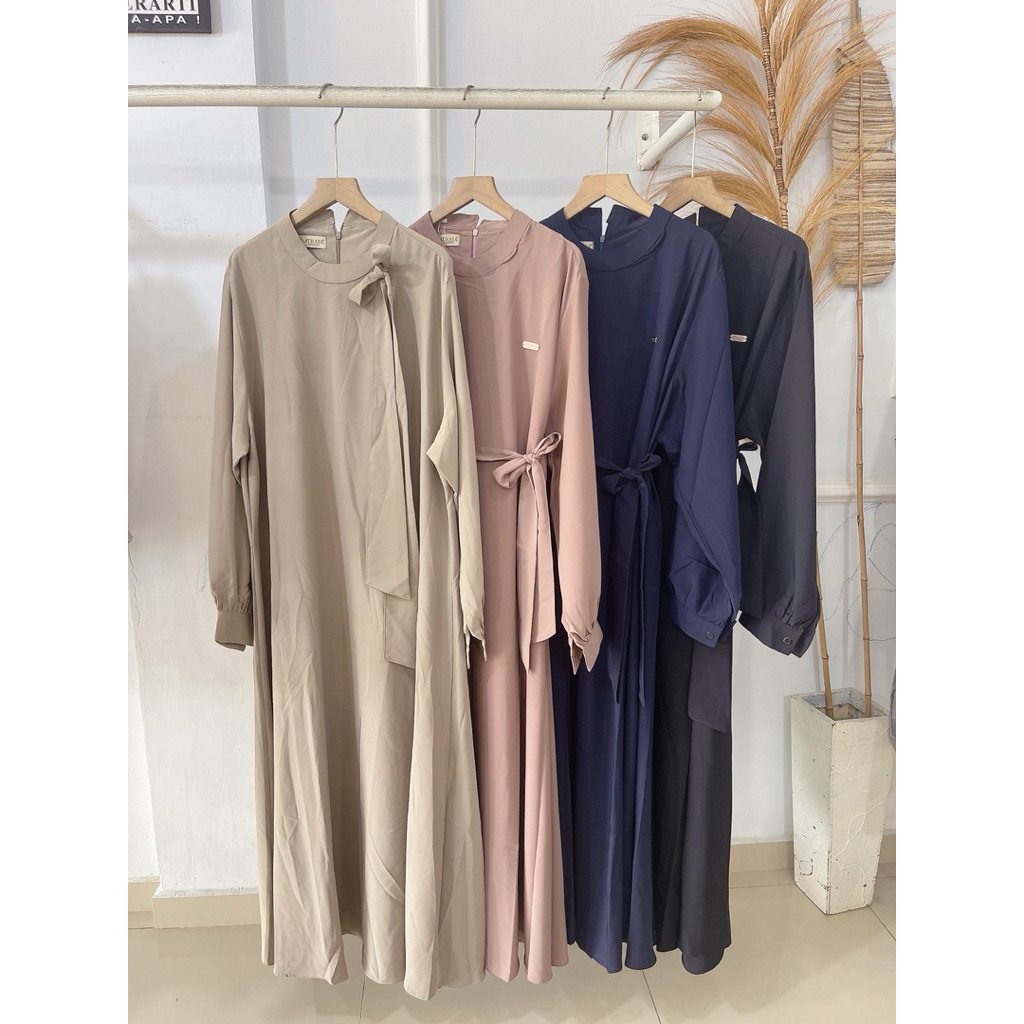 GAMIS ATHAYA POLOS NON BUSUI PREMIUM/ GAMIS NON BUSUI/GAMIS POLOS