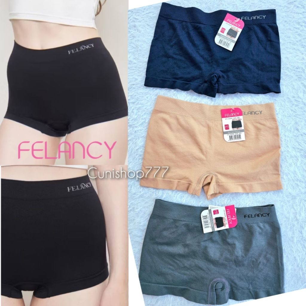 PANTY SEAMLESS FELANCY COMFORT SEAMLESS BOXSHORT BOXSHORTS BOXER CELANA DALAM CD WANITA POLOS 075-30