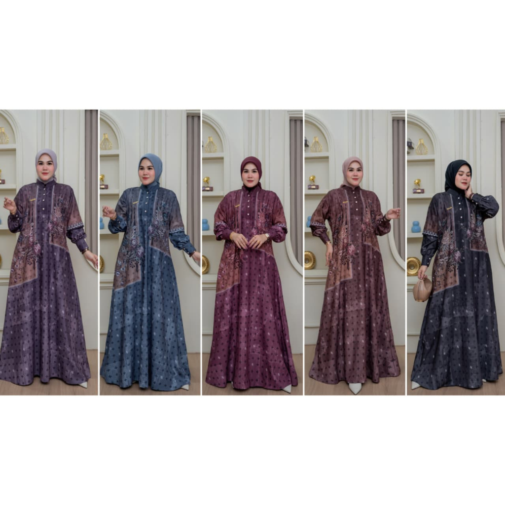 LuxuryFashion READY GAMIS DRESS WANITA AY029 BY AYJORA BEST SELLER