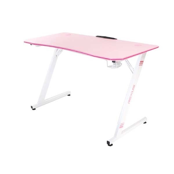 MEJA GAMING REXUS DIRA 120 PINK WHITE DAN WHITE RED