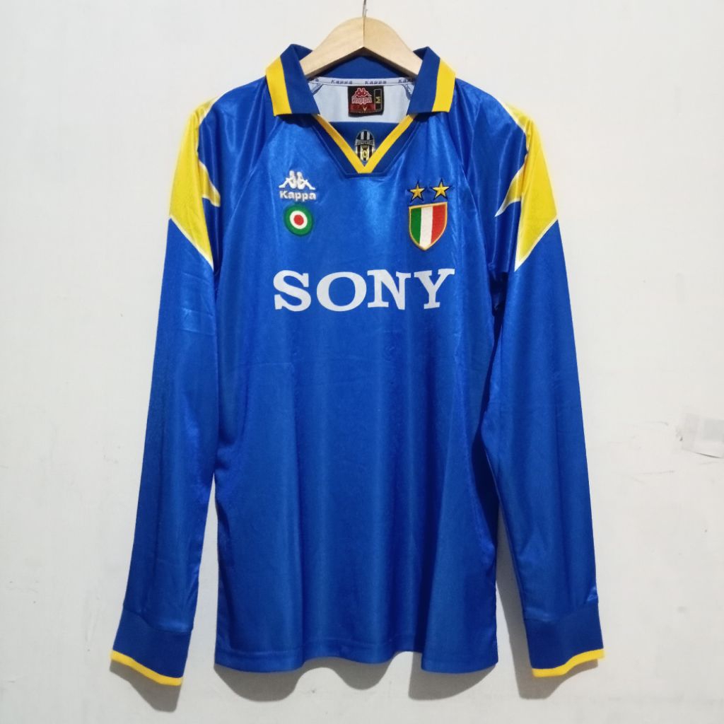 Jersey Juventus Away 1995/1996 Long Sleeve Grade AAA Jersey Retro Juventus