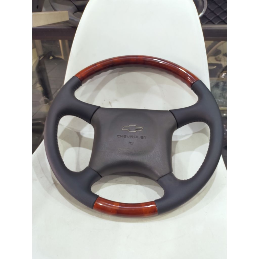 Stir Setir Opel Blazer Wood Leather