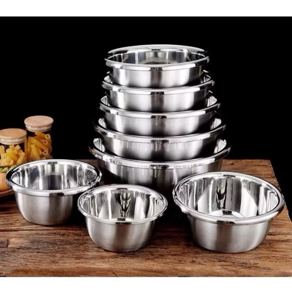 Baskom Korea Stainless 20cm / Baskom Stainless Tebal 20cm