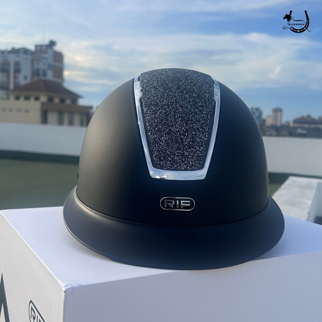 RIF Helmet Sparkles Wide Brim RIF Premium | Equestrian Helmet | Horse Riding Helmet