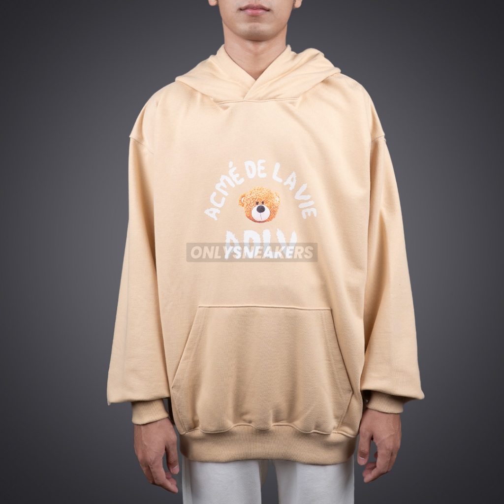 ADLV BEAR BROWN BEIGE HOODIE