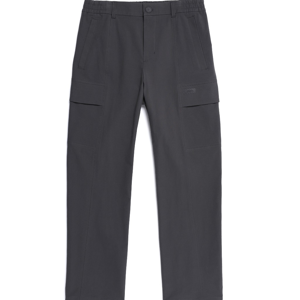 National Geographic Tanu Straight Pants - Celana Abu-Abu