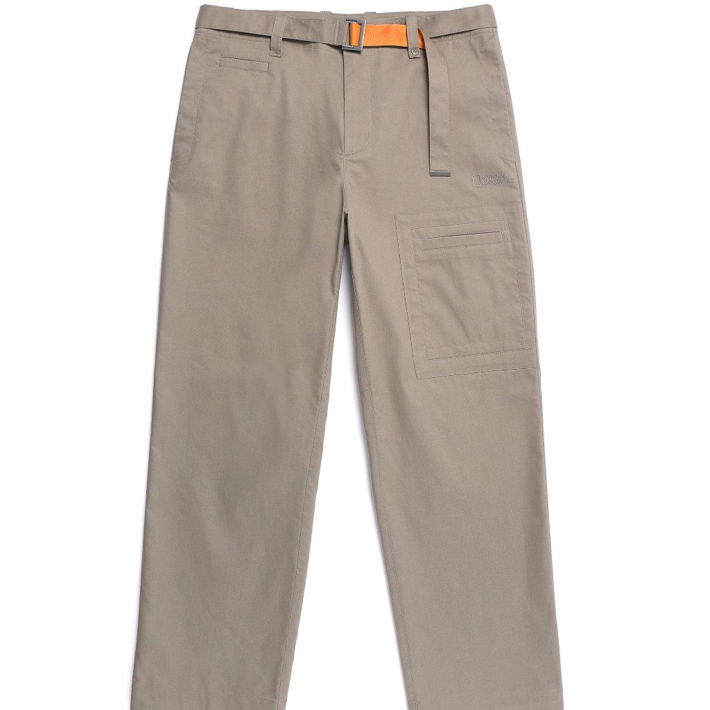 National Geographic Nrn Belted Pants - Celana Oak Beige