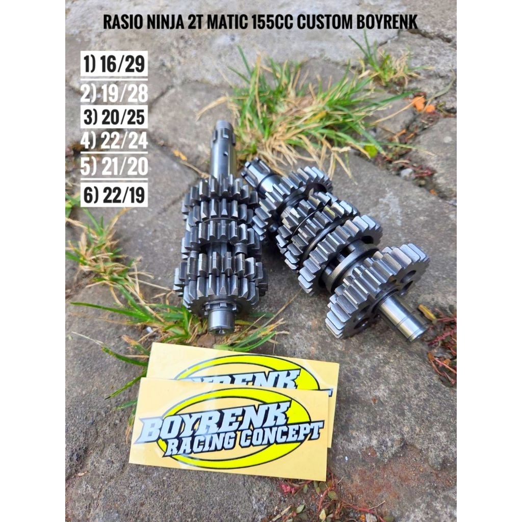 RASIO RATIO CUSTOM NINJA 2T MATIC 155CC -BOYRENK