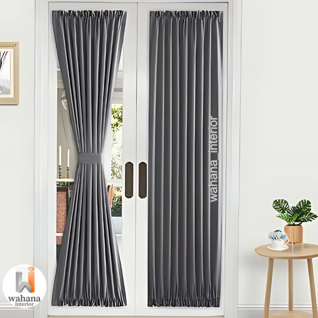 Bahan Blackout Tebal Gorden Kupu Kupu / Gorden Kupu Kupu Ikat Tengah